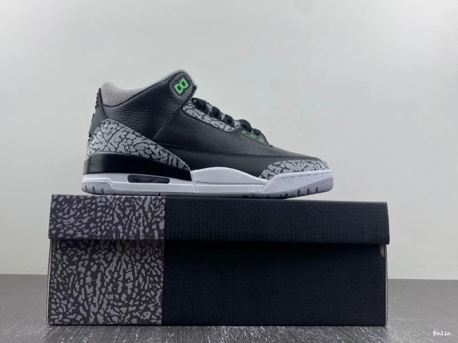 Bmlin Shoes Green 3 Jordan Glow Air CT8532-031 0709